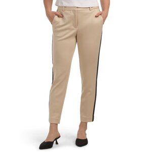 DKNY Khaki/Black Two Tone Essex Ankle Pants